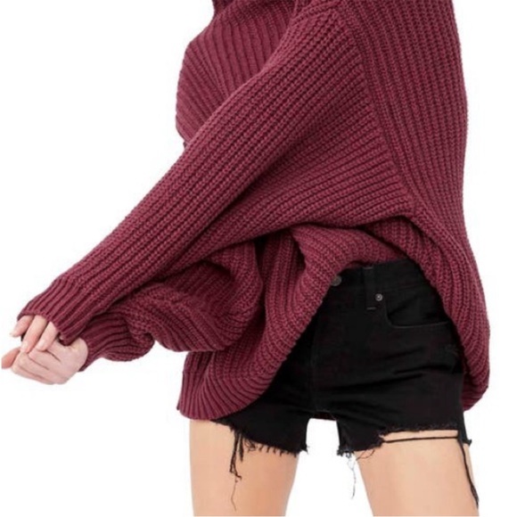 Free People Swim Too Deep Turtleneck Sweater - Picture 5 of 8